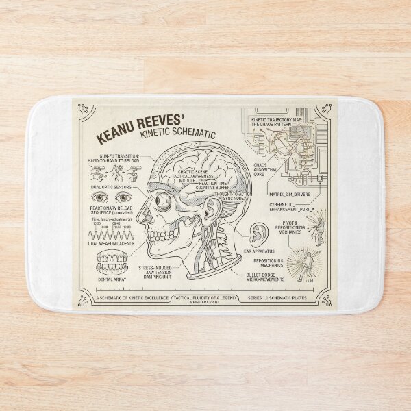 Item preview, Keanu Kinetic Schematic designed and sold by Probably Fine Design.