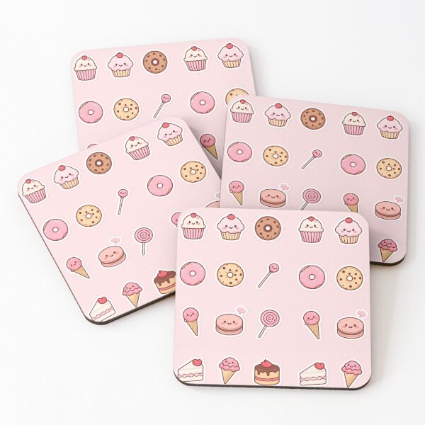 Item preview, Kawaii Animal Desserts Sticker Sheet – Cute Pastry Cats, Bunnies & Sweet Treats designed and sold by Artemis & Woven Collective.