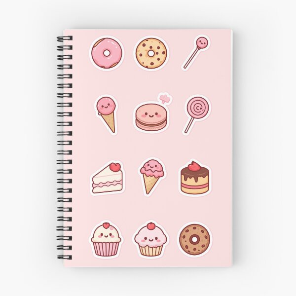 Item preview, Kawaii Animal Desserts Sticker Sheet – Cute Pastry Cats, Bunnies & Sweet Treats designed and sold by Artemis & Woven Collective.