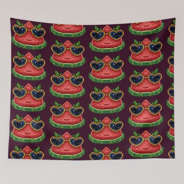 Item preview, Kawaii Pixel Art Watermelon designed and sold by MMjs826.