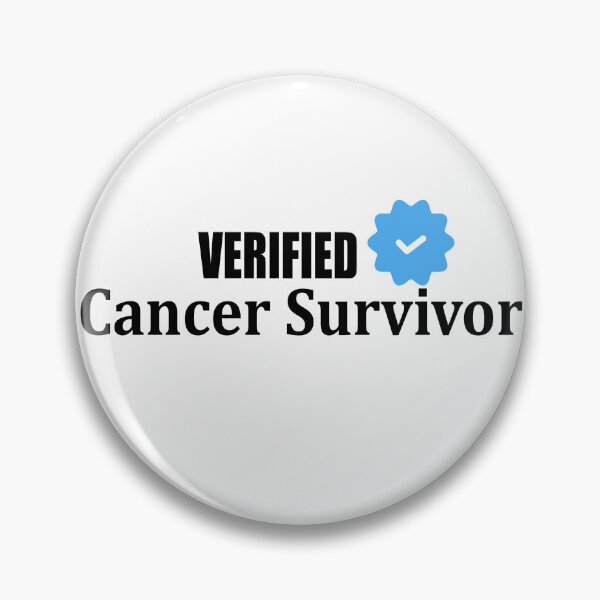 Item preview, Verified Cancer Survivor Badge designed and sold by GriffinRey.