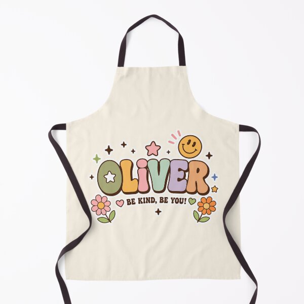 Item preview, Oliver Retro Groovy Name | Be Kind Be You Cute Smiley Design designed and sold by looplandger.