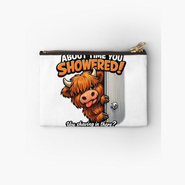 Item preview, Scottish cow gossiping in the bathroom designed and sold by Sartawsky.