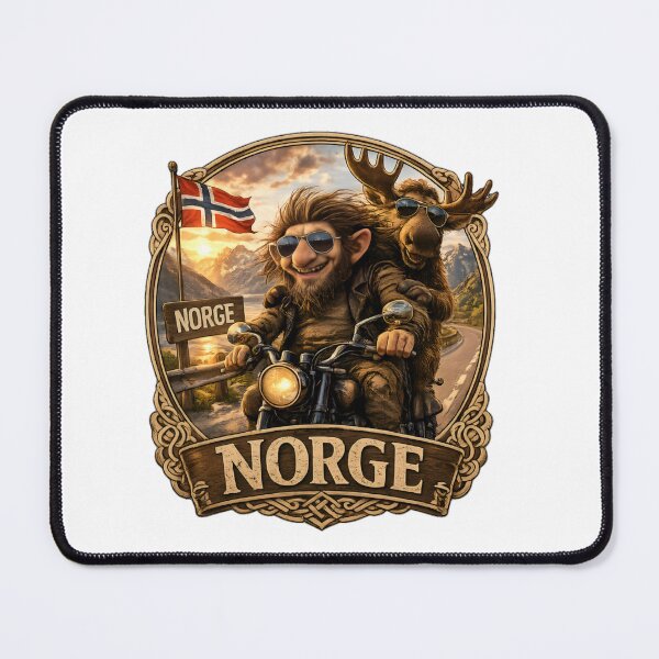 Item preview, Troll and Moose on a Road Tour through Norway designed and sold by Janinevsart.
