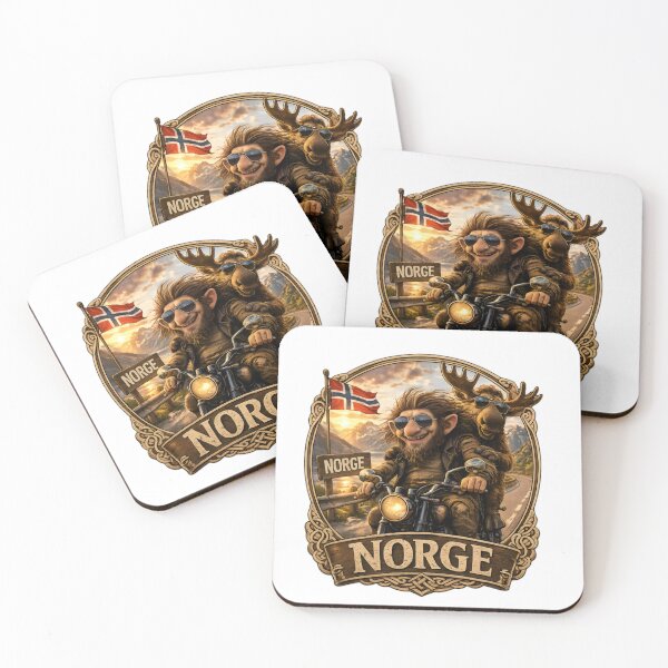 Item preview, Troll and Moose on a Road Tour through Norway designed and sold by Janinevsart.
