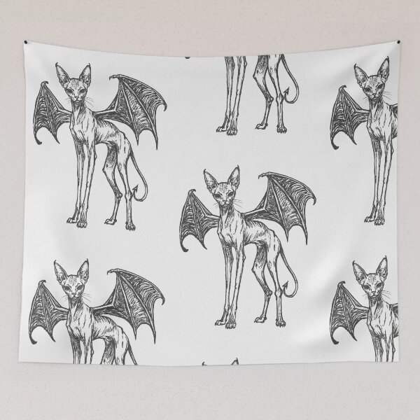 Item preview, Bat cat  designed and sold by Kriskrossarts.