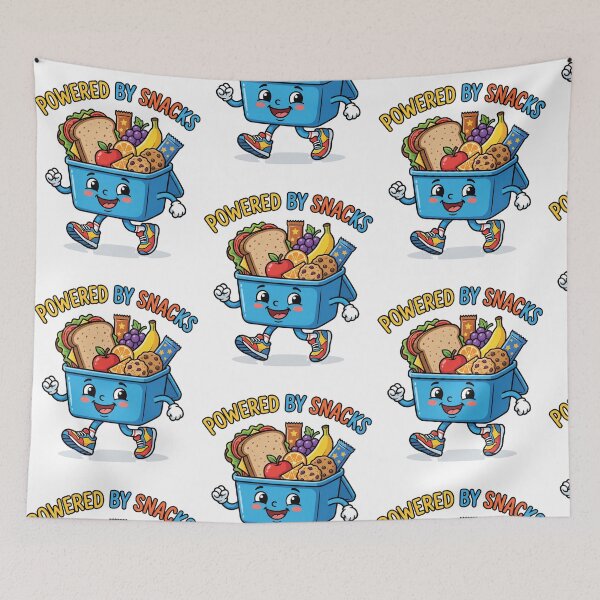 Item preview, Running On Snacks Cartoon Container designed and sold by FrankOliver.
