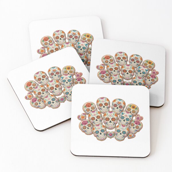 Item preview, Dia De Los Muertos Sugar Skull Cross  designed and sold by BetweenForms.
