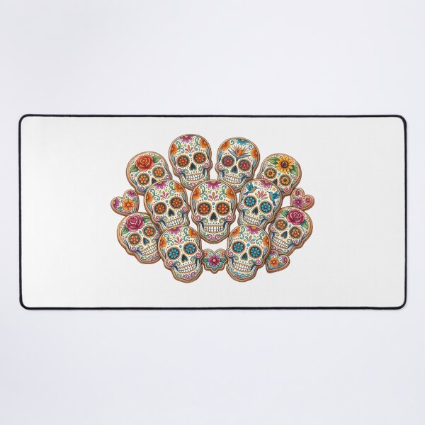 Item preview, Dia De Los Muertos Sugar Skull Cross  designed and sold by BetweenForms.