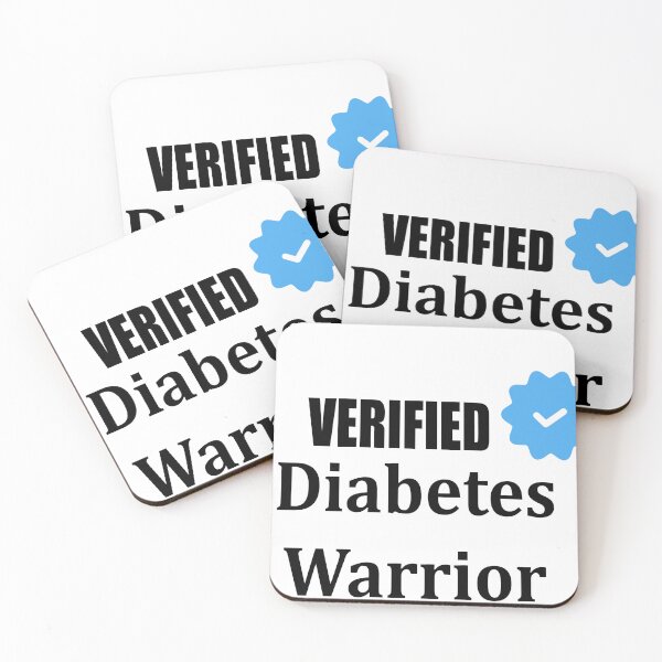 Item preview, Verified Diabetes Warrior Badge designed and sold by GriffinRey.