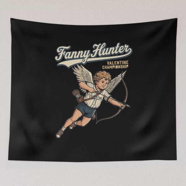 Item preview, Fanny Hunter Cupid Valentine Retro Archer designed and sold by Flirt-Teez.