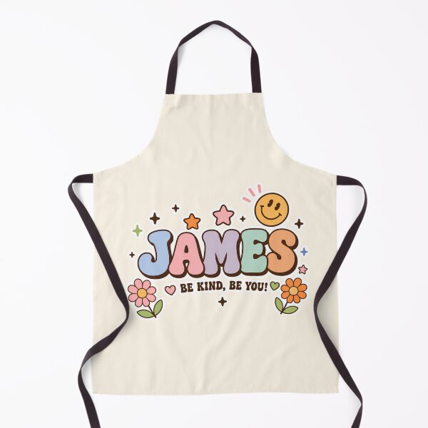 Item preview, James Retro Groovy Name | Be Kind Be You Cute Smiley Design designed and sold by looplandger.
