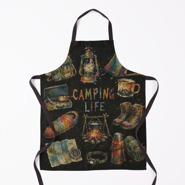 Item preview, Camping Life Watercolor Collection designed and sold by naturalsurvival.
