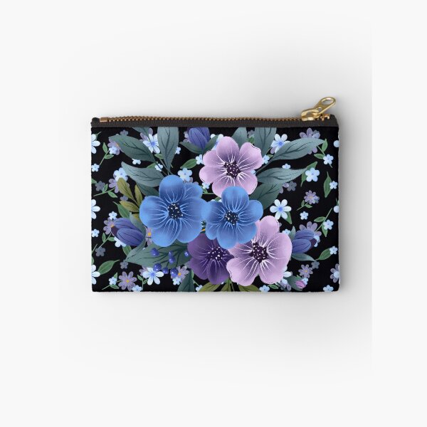 Item preview, Blue and Purple Floral designed and sold by MountainRoisin.