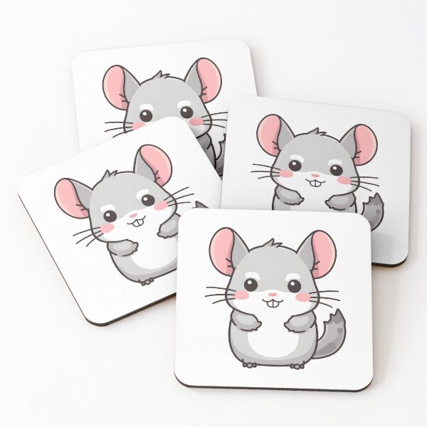 Item preview, Cute Chinchilla Sticker Design designed and sold by VINTOR-.