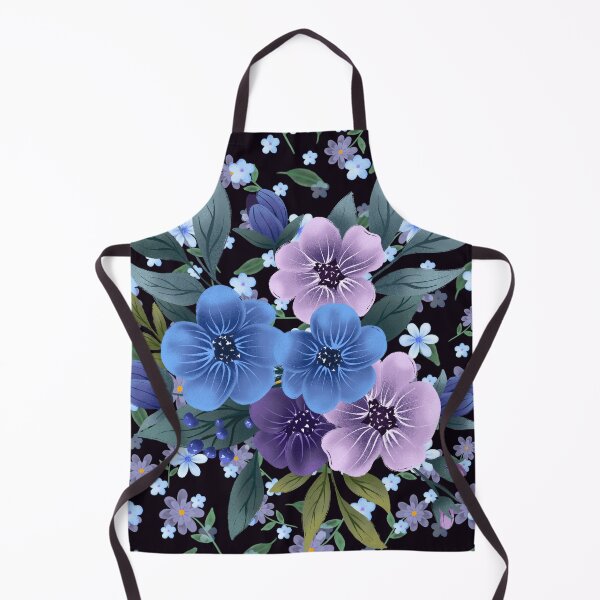 Item preview, Blue and Purple Floral designed and sold by MountainRoisin.