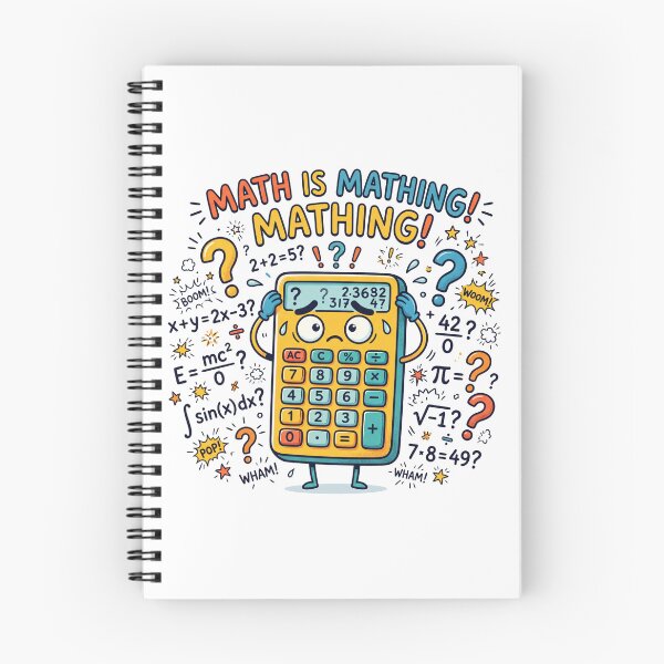 Item preview, Math Is Mathing Funny Calculator Equations designed and sold by FrankOliver.