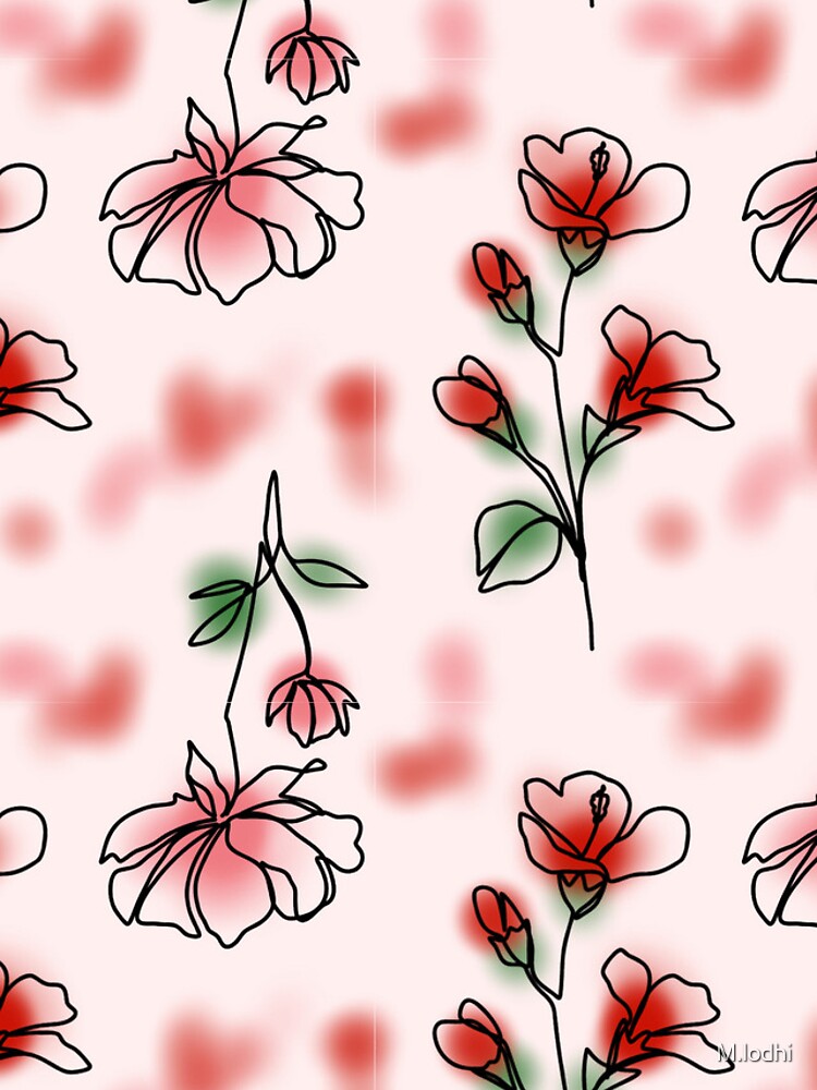 Thumbnail 4 of 4, iPhone Case, Line flower designed and sold by Modest-Threads.