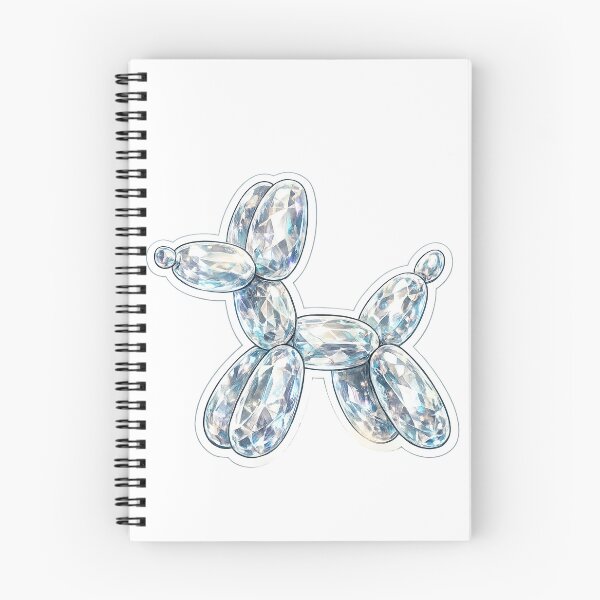 Item preview, Crystal Balloon Dog Sticker | Prism Glass Balloon Animal | Luxury Aesthetic Crystal Art designed and sold by Moh-nd-Eg.