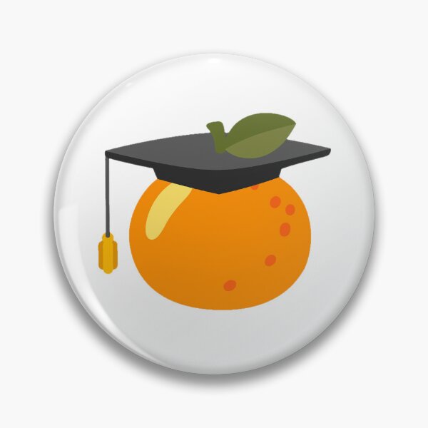 Item preview, Graduation Orange Emoji designed and sold by juliagz.