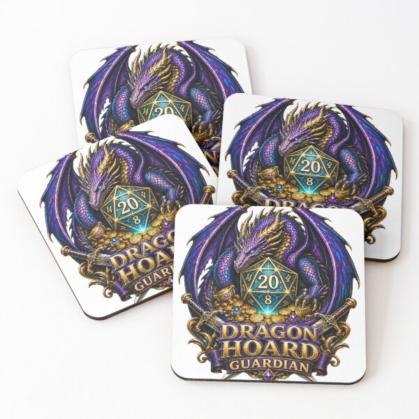 Item preview, Dragon Hoard Guardian D20 Tabletop Gaming designed and sold by BartArtPhoto.