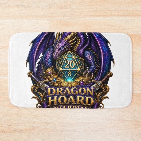 Artikelvorschau, Dragon Hoard Guardian D20 Tabletop-Spiel entworfen und verkauft von BartArtPhoto.