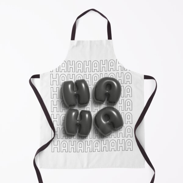Item preview, Haha 3D Bubble Letters in Black and White designed and sold by AniDragonfly.