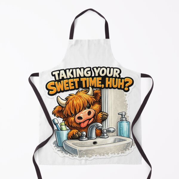 Item preview, Scottish cow waiting in the bathroom designed and sold by Sartawsky.