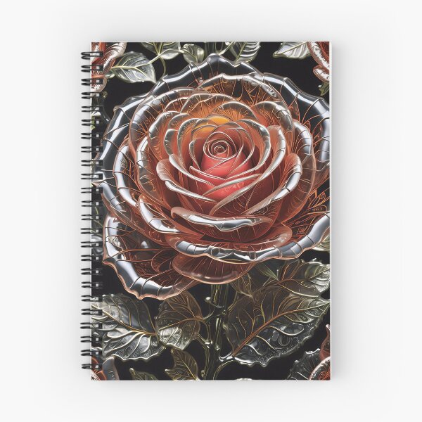 Item preview, Frágil rosa en plena floración (obra de arte en vidrio) designed and sold by RelinCreates.