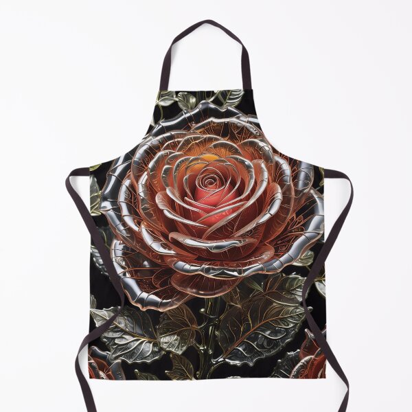 Item preview, Fragile Rose In Full Bloom Glass Art designed and sold by RelinCreates.