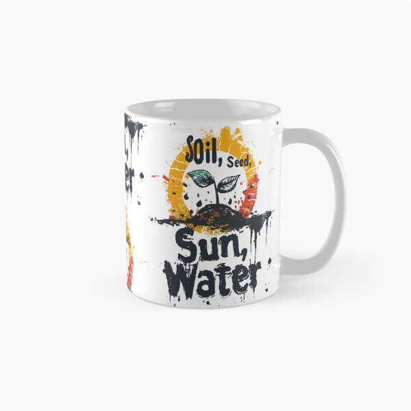 Item preview, Soil Seed Sun Water Plant Abstract Sun Design designed and sold by RichardRags.