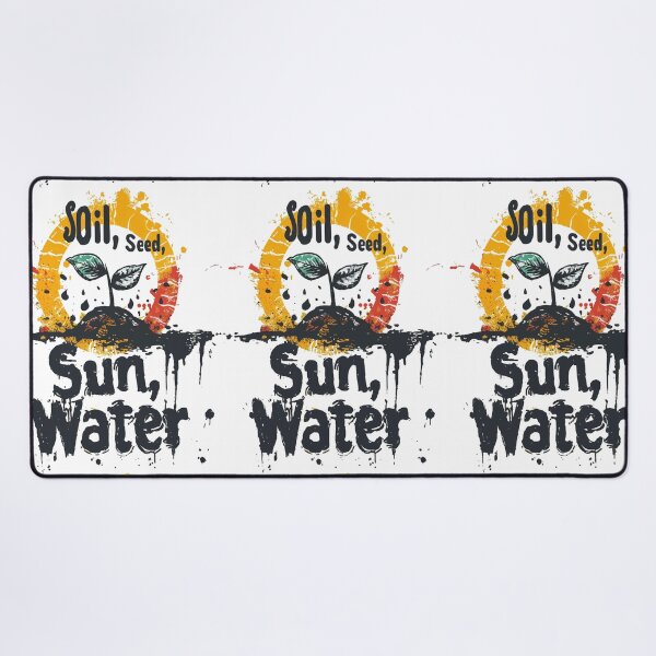 Item preview, Soil Seed Sun Water Plant Abstract Sun Design designed and sold by RichardRags.