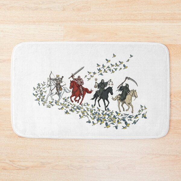 Item preview, Four Horseman & a Flock of Tits designed and sold by Probably Fine Design.