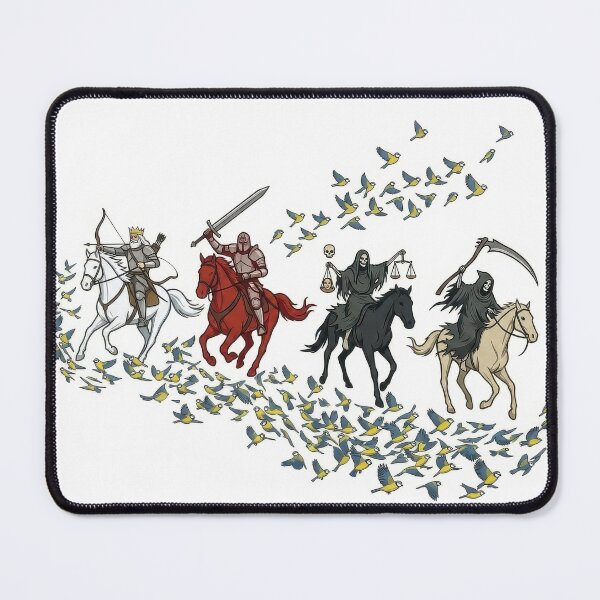 Item preview, Four Horseman & a Flock of Tits designed and sold by Probably Fine.