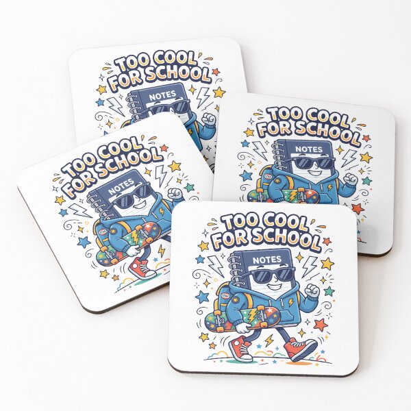 Item preview, Too Cool For School Skateboard Notebook Cartoon designed and sold by FrankOliver.