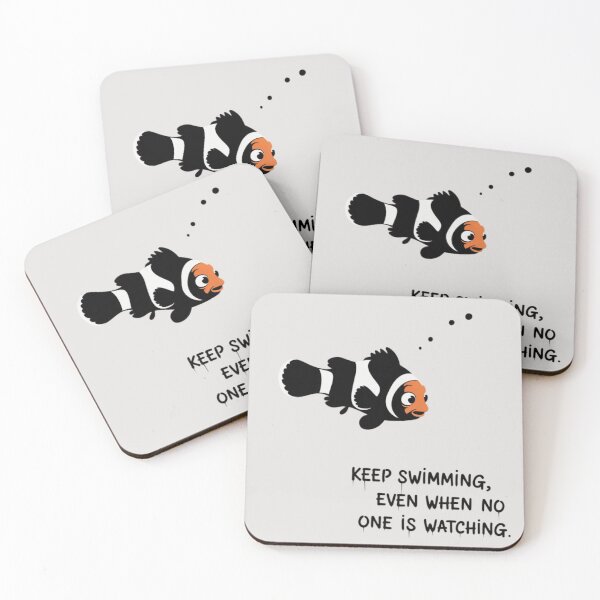 Item preview, Finding Nemo - Keep swimming, even when no one is watching designed and sold by 123ks.