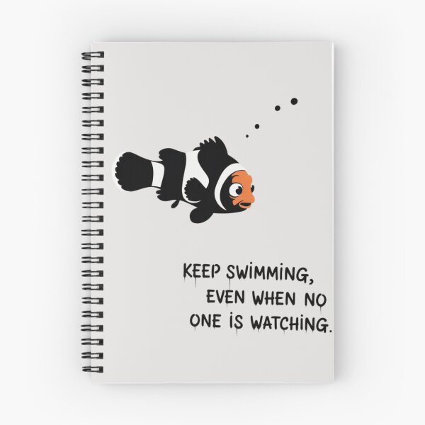 Item preview, Finding Nemo - Keep swimming, even when no one is watching designed and sold by 123ks.