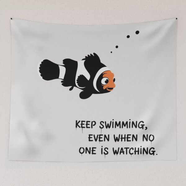 Item preview, Finding Nemo - Keep swimming, even when no one is watching designed and sold by 123ks.