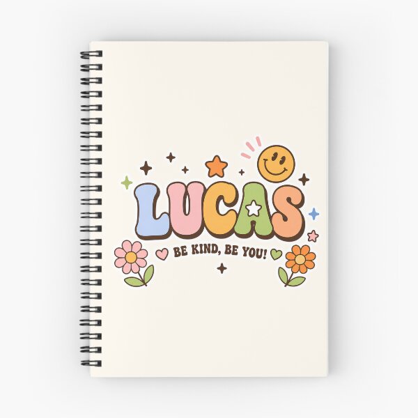 Item preview, Lucas Retro Groovy Name | Be Kind Be You Cute Smiley Design designed and sold by looplandger.