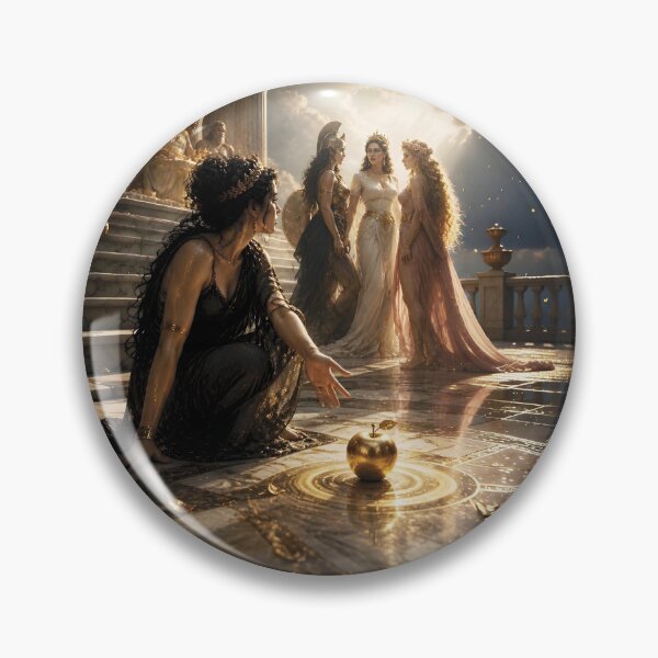 Item preview, Eris, The Uninvited Goddess at the Feast of the Gods 2 designed and sold by Lucia Amaris Art.