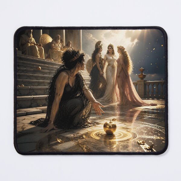 Item preview, Eris, The Uninvited Goddess at the Feast of the Gods 2 designed and sold by Lucia Amaris Art.