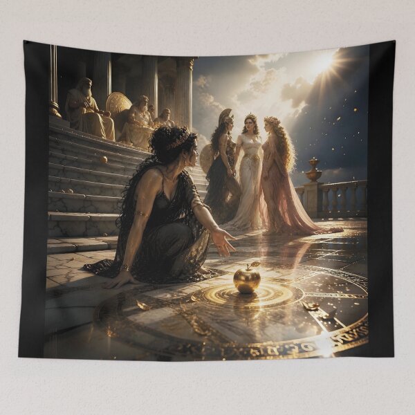 Item preview, Eris, The Uninvited Goddess at the Feast of the Gods 2 designed and sold by Lucia Amaris Art.