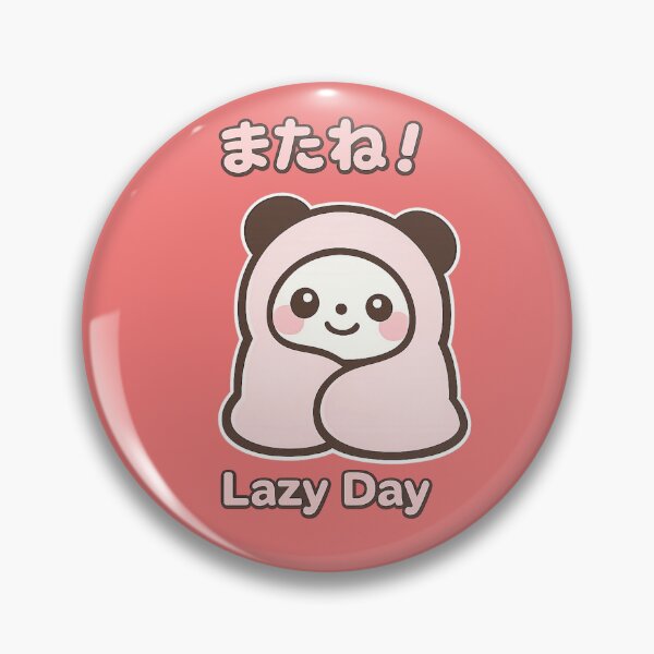 Item preview, Lazy Day Panda Kawaii – またね (Mata Ne) Cute Japanese Sticker designed and sold by SiseonStudio.