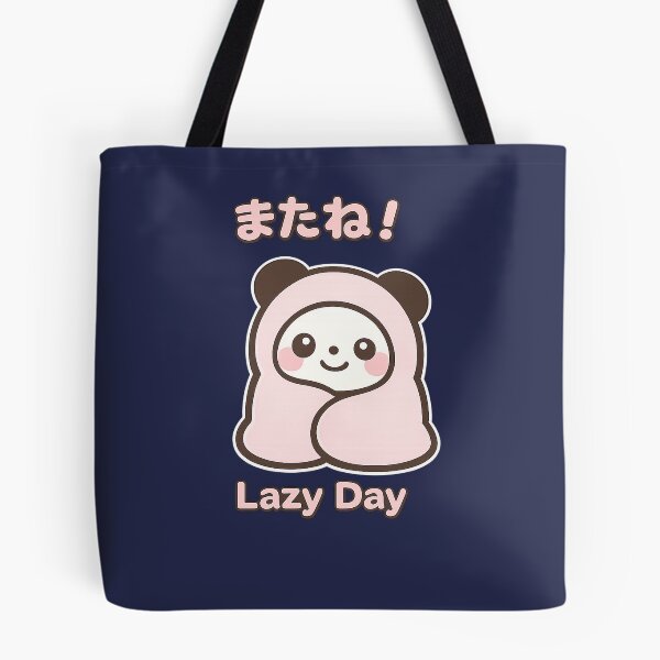 Item preview, Lazy Day Panda Kawaii – またね (Mata Ne) Cute Japanese Sticker designed and sold by SiseonStudio.