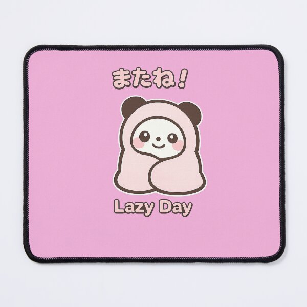 Item preview, Lazy Day Panda Kawaii – またね (Mata Ne) Cute Japanese Sticker designed and sold by SiseonStudio.