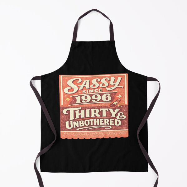 Item preview, Sassy Since 1996 Thirty & Unbothered 30th Birthday Shirt for Women designed and sold by POD DYNASTY | Original Print On Demand T-Shirt Graphics.