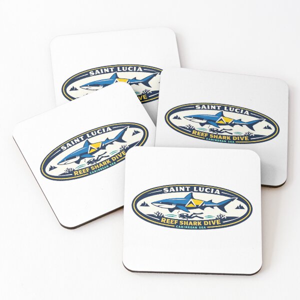 Item preview, saint lucia shark dive flag designed and sold by scicilysimonee.