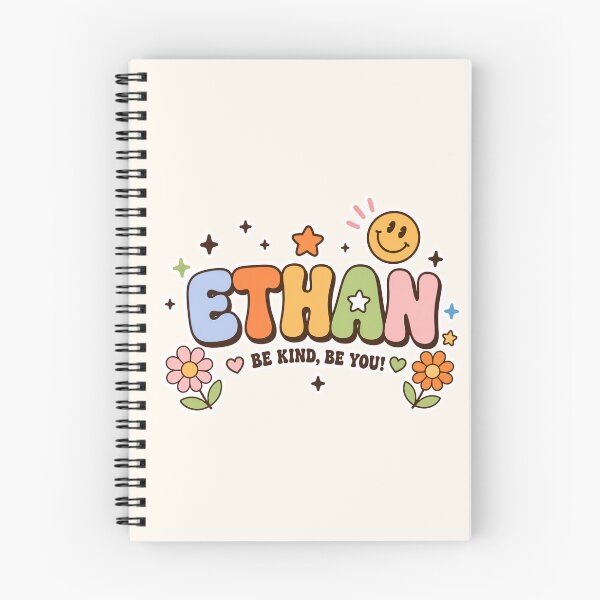 Item preview, Ethan Retro Groovy Name | Be Kind Be You Cute Smiley Design designed and sold by looplandger.