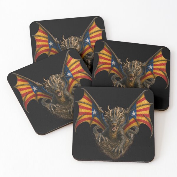 Item preview, El Drac Catalan Flag Wings designed and sold by FREENATION2026.