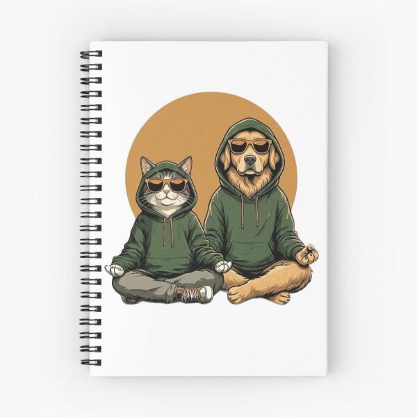 Item preview, Chill Vibes Only: Funny Yoga Pets with Sunglasses designed and sold by ButimarArt.